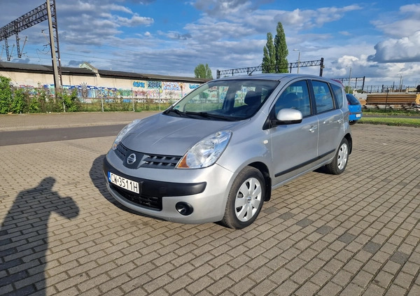 Nissan Note cena 12900 przebieg: 178000, rok produkcji 2006 z Myszków małe 154